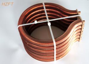 Wholesale Extruded Copper / Cupronickel Finned Tube Coils For Water Heater Boiler from china suppliers