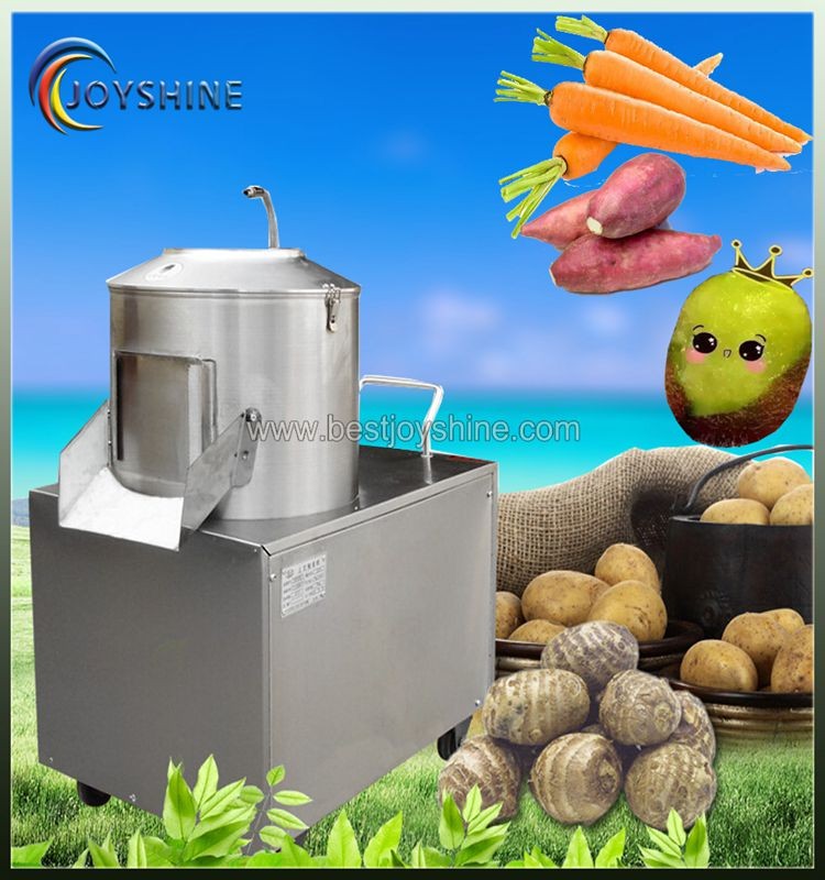 Stainless Steel Peeling And Cutting Machine For Industrial Fruit And Vegetable Processing