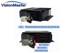 Wholesale High Definition Mobile DVR With GPS Tracking , 2 SD Cards Car Security Camera DVR from china suppliers