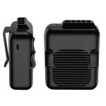 outdoor Black 4000 MAh Mini Waist Portable Fan Power Bank