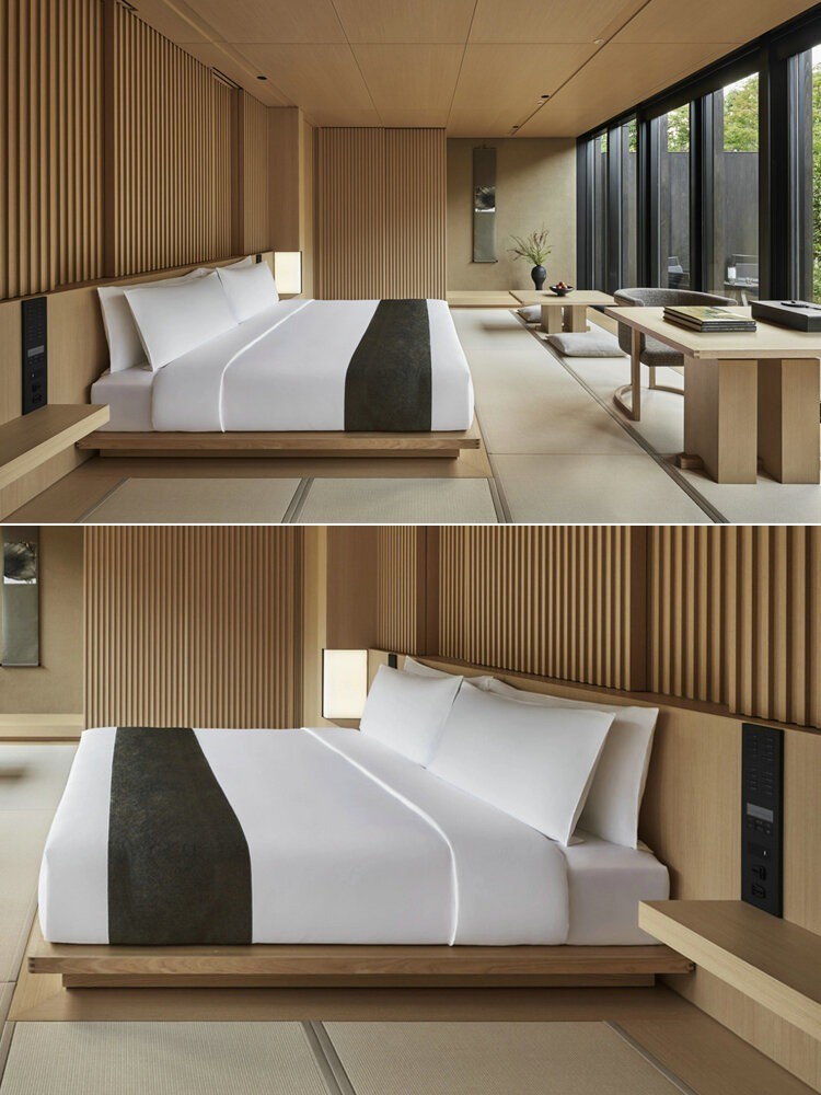 Standard Plywood Hotel Guest Room Furniture Full Supply Customization