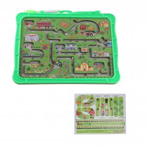 Wholesale Interactive Rolling Beads Magnetic Puzzle Maze Game Jigsaw City Piece Group from china suppliers