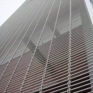 Wholesale Transparent Architectural Metal Mesh Screen 4mm Wire Dia Fireproof from china suppliers