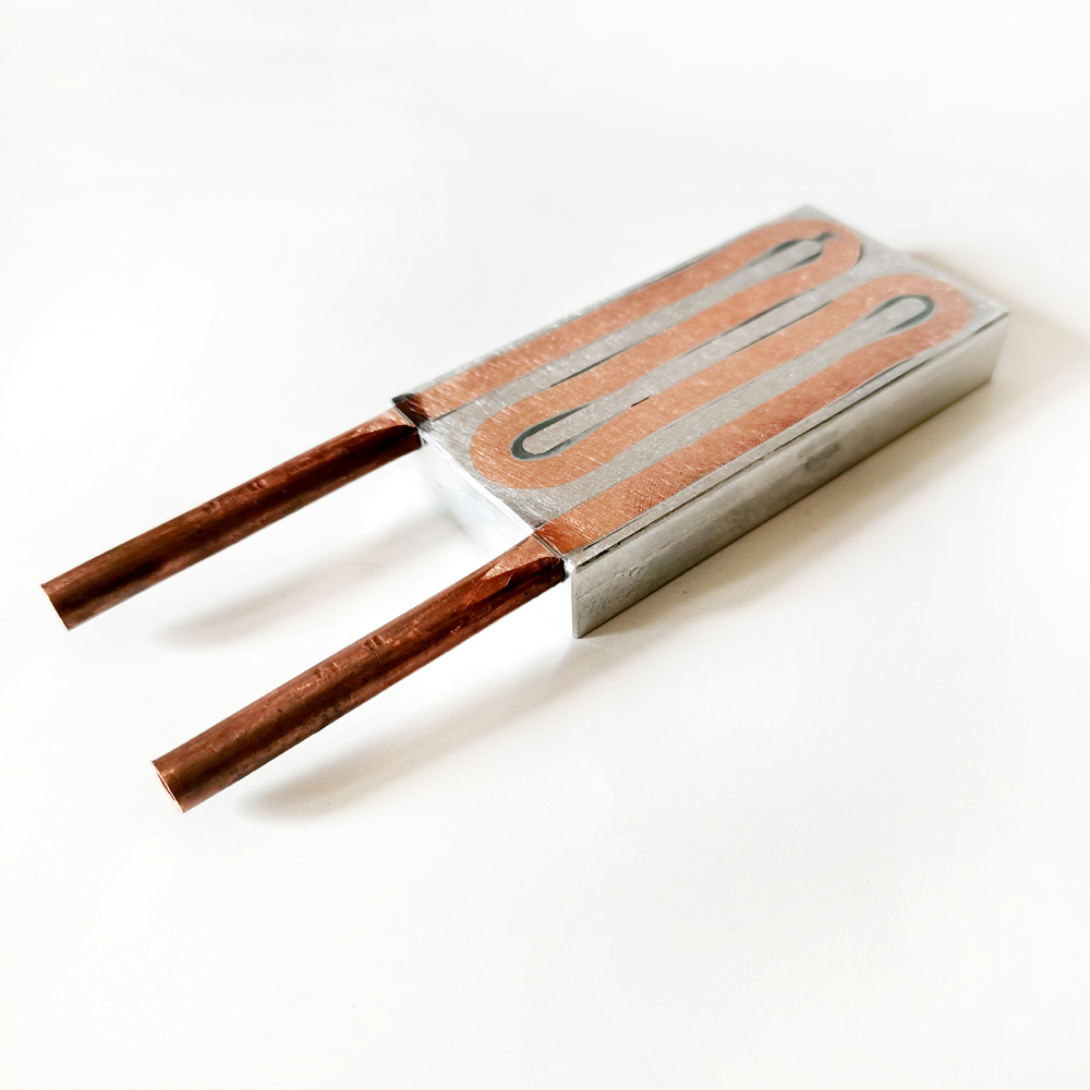 Anodizing LED Heat Sink Cold Plate 40x80x12mm Anti Corrosion