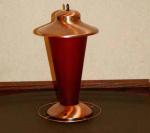 Red acrylic Glass Metal Stamping Garden Bird Feeder / Cast Iron Bird Feeder