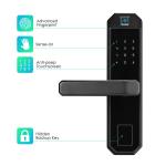 Anti Peep Fingerprint Smart Door Locks Intelligent Recognition Biometric Door