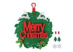Holiday Party 8pcs Ornaments 16 Inch Felt Merry Christmas Hanging