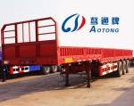Truck Trailer 3 Axle 40-60 tons 13000mm length curtain side wall cargo semi
