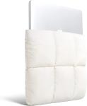 Comfortable puffy laptop sleeve 13 "14", quilted down ladies laptop handbag
