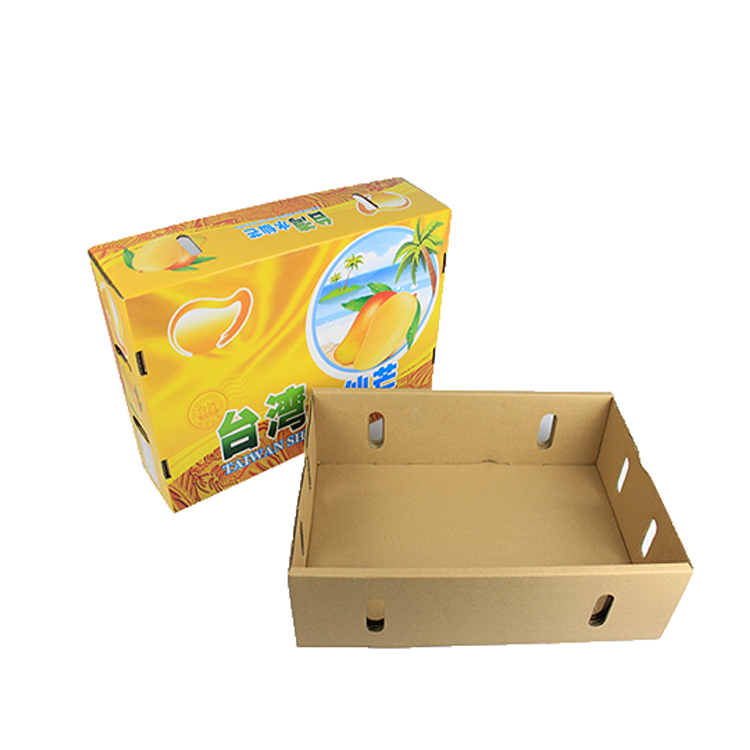 OEM Corrugated Kiwi Fruit Packing Box W9 Strengthen Recyclable