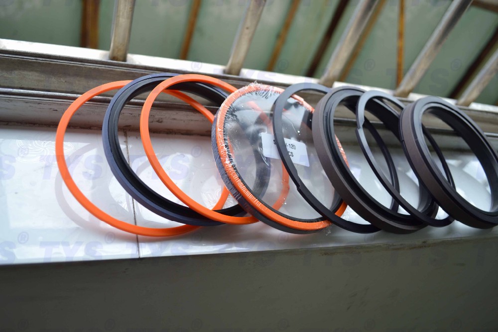 PTFE NBR POM Hydraulic Piston Seals PTFE Hydraulic Cylinder Oil Seal