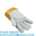 Heavy Duty Leather Welding Working Gloves, Palm safety Gloves, suede finish,