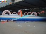 Water-proof Inflatable Sports Games , Inflatable Car Race Track