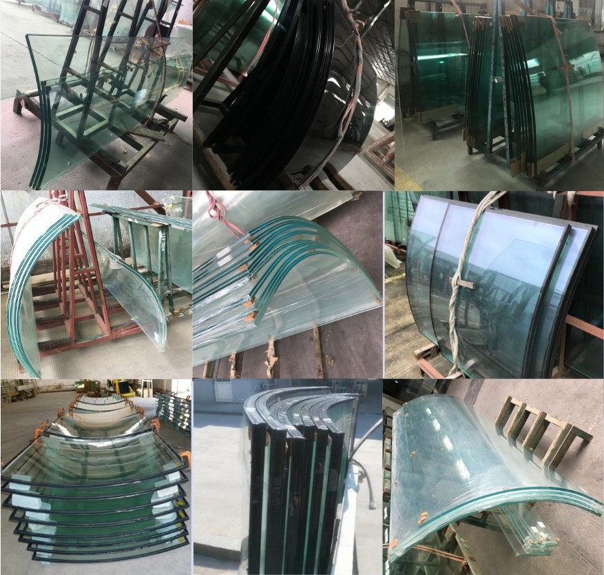 Toughened Laminated Glass with Drill Holes 8+8mm 16mm 88.4 17.52mm Per Squate Foot