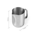 350ml Cappuccino Frother Jug Food Grade Stainless Steel 18/10 Milk Frothing