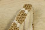 Twine Webbing Woven Tapes Rustic Hessian Cotton Material Breathable ODM