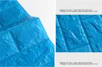 Green 8mm 3d Foam Brick Self Adhesive Waterproof Wall Sticker