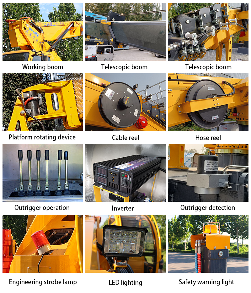 32 M Aerial lift truck Aerial Working Platform for Sale Truck Mounted