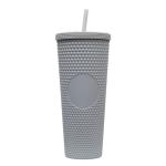Double Wall Insulation 24oz Studded Tumbler Diamond Durian Pineapple Plastic