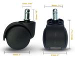 50mm Office Chair Casters