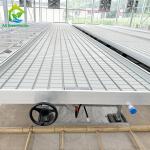 Customized Flower Growing Indoor Seedbed Nursery Grow Table Rolling Bench For