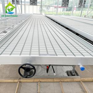Wholesale Hydroponic Greenhouse Rolling Bench Grow Table Seedbed For Vegetable Indoor Farming from china suppliers