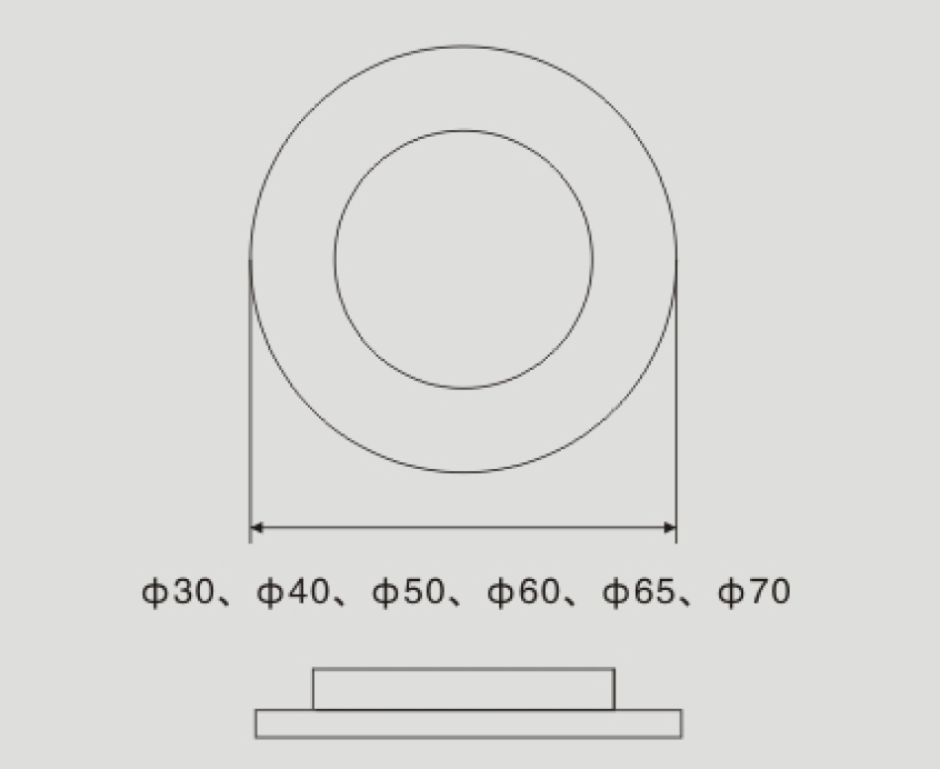Flush Hidden Pull Handle Round SUS304 For Closet