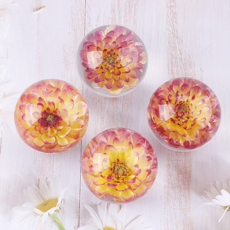 Resin Mold Ball Paper Weight , Clear Acrylic Paperweight Ball