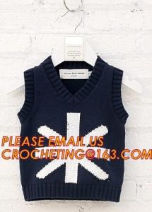 Wholesale Good quality hot kids knit vest pattern child sleeveless sweater, Fashion clothing kids knit vest pattern child sleevele from china suppliers