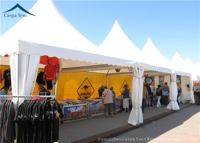 6m * 6m Water Proof PVC Roof Pagoda Tents Use For Business Outdoor Party