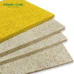 Factory Hot Sale New Type Light Grey Painted wood wool acoustic panel For