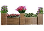 UV Resistant Garden Patio Rattan Outsite Flower Pots