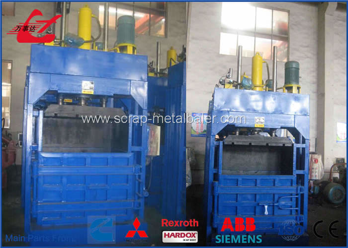Scrap Tire Baler Hydraulic Baling Machine , Vertical Baling Press Machine 2000Kgs