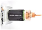 4Core XLPE Copper Cable Polypropylene Filler CE IEC Certification