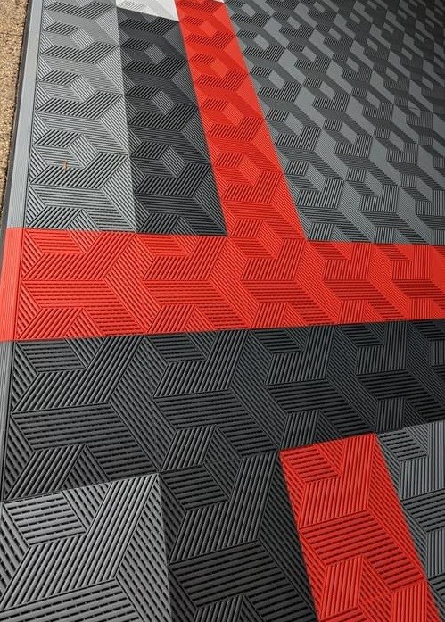 25KLbs Interlocking Workshop Floor Mats UV Resistant Garagetrac Garage Flooring