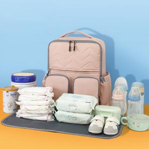 Wholesale Multi Pocket Large Diaper Bag Backpack Bags For Travel OEM ODM from china suppliers