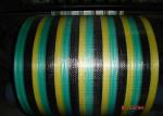 Colorful 80GSM Tubular Virgin PP Woven Fabric For Rice / Seed Packaging Bag