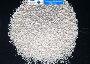Wholesale Hard 0.6 - 0.8 Mm Zirconium Silicate Beads For Pigment / Dye Good Fluidity from china suppliers