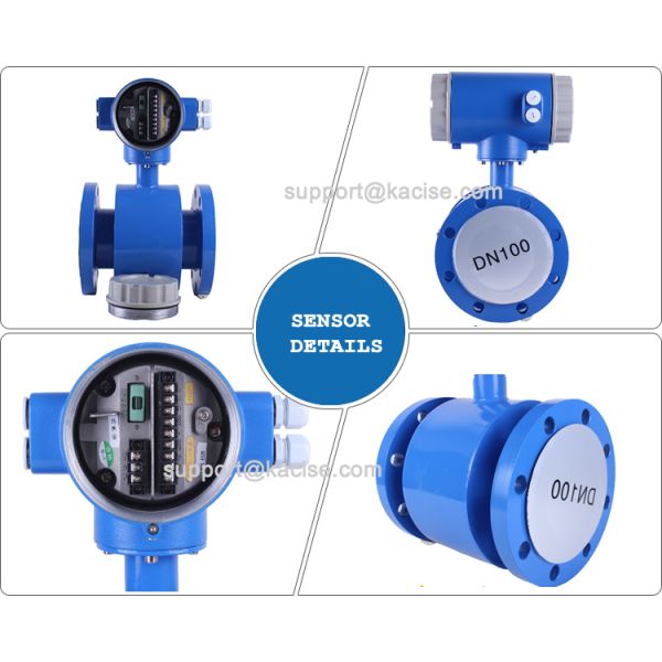 DN100 Acid Resistant Chemical Flow Meter High Accuracy Environmental Protection