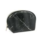 Shell Shape Waterproof Travel Marble PU Cosmetic Make Up Bags