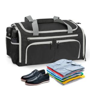 Wholesale Foldable Custom Sports Duffle Bag With Shoe Compartment Mens from china suppliers