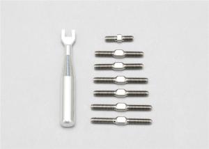 Wholesale M3 M4 M5 5mm CNC Titanium Parts GR5 TI6AL4V Turnbuckles For Racing 0.05mm Tolerance from china suppliers