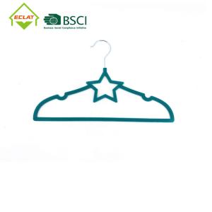 Wholesale 360 Degree Swivel Hook Kids 33cm Slim Velvet Hangers from china suppliers