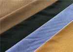 Twill Breathable Outdoor Fabric Mechanical Stretch Stripes Cationic Material