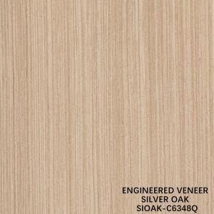Wholesale Artificial Wood Veneer Quarter Cut Of Silver Pear Lengthened Size 3200mm For Door And Cabinet Face from china suppliers