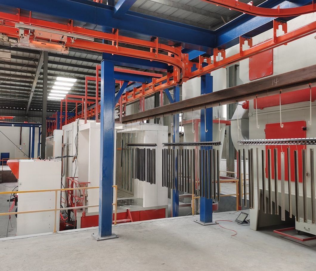 High Quality Power&Free Overhead Conveyor System for Coating Production Line
