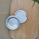 FDA 53mm Plastic Paper Cans Easy Peel Off Lid