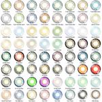 Eye Cosmetic Natural Color Contact Lens 2pcs Yearly Color For Eyes Beauty