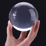 D60mm Clear Acrylic Ball Logo Print Unisex For Sports Toy