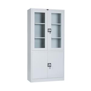 Wholesale Waterproof Glass Door Filing Cabinet Metal Cabinet Storage For Office from china suppliers